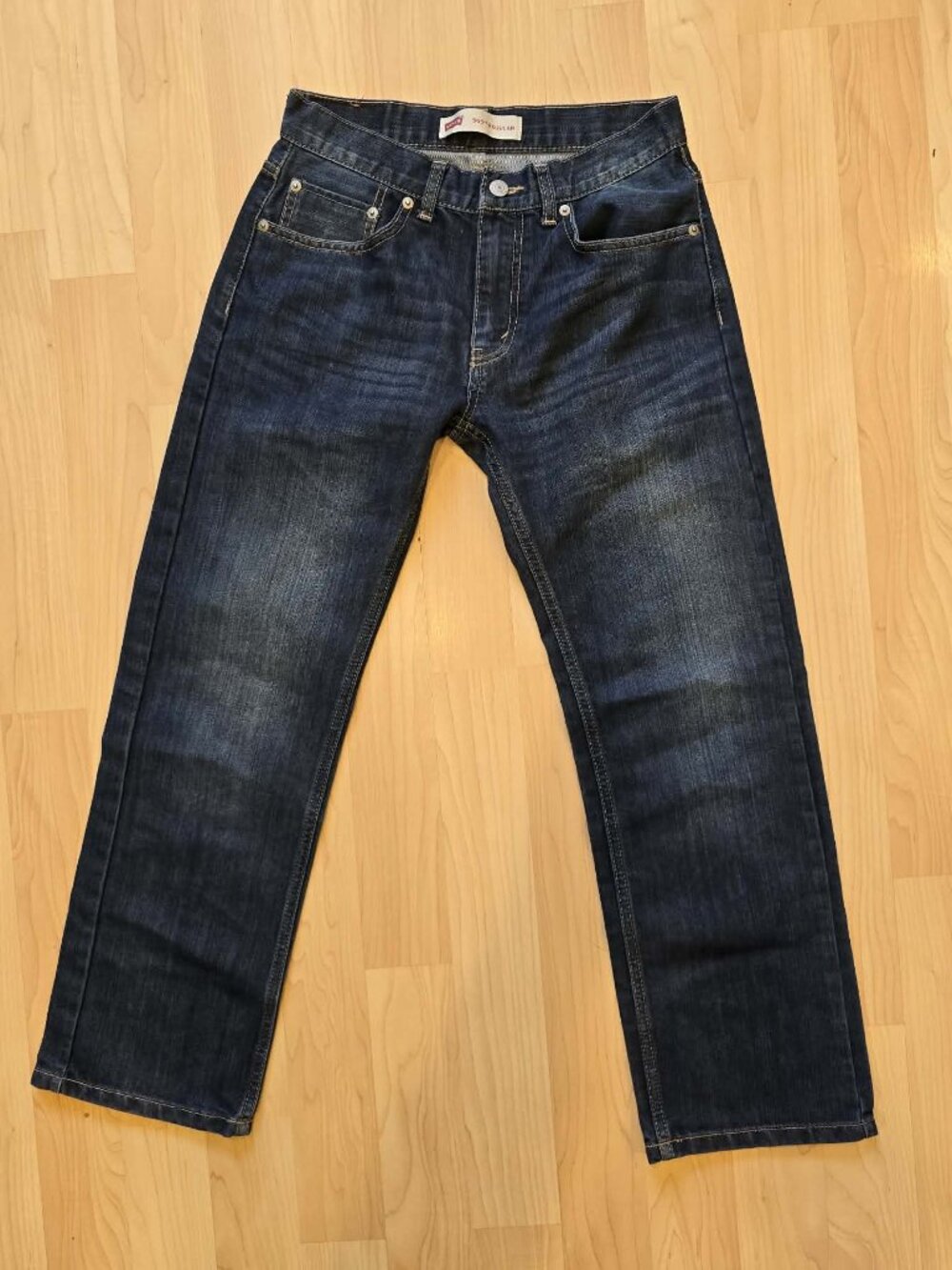 Levi’s 505 Girls Size 16 Regular Straight Leg Medium Wash Jeans J20